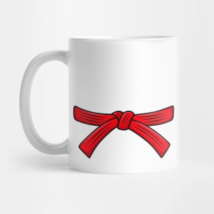 ITF Taekwon-Do costume Red belt 2th gup test Mug